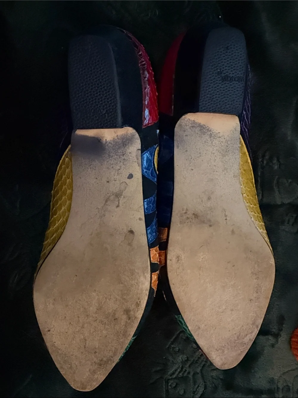 Vintage J. Renee Abstract flats size 9